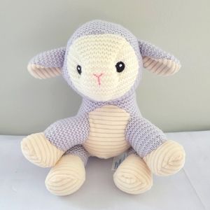Hugfun Croche Purple & Cream Lamb 7” Plush & Croche